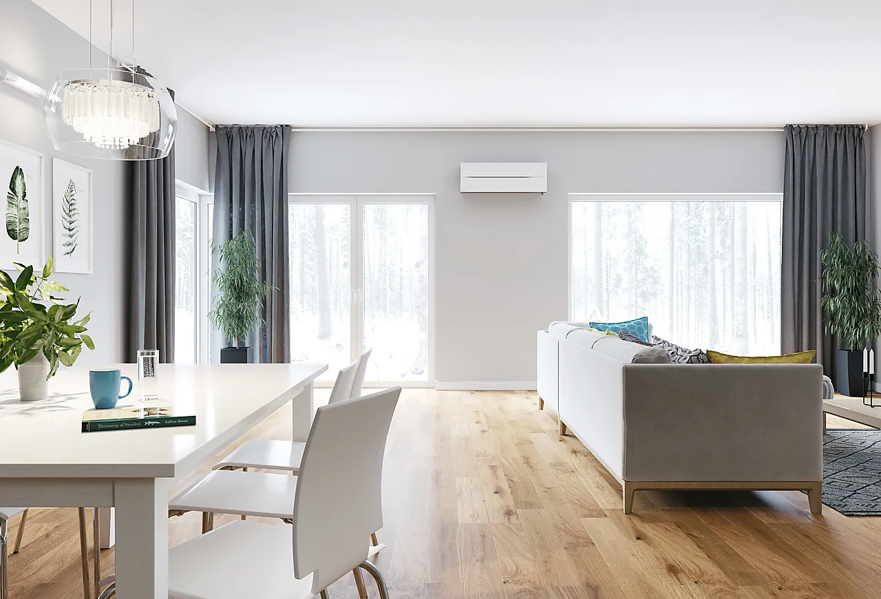 Mitsubishi KAITEKI varmepumpe hvit 6300 null - null - 2 - Miniatyr