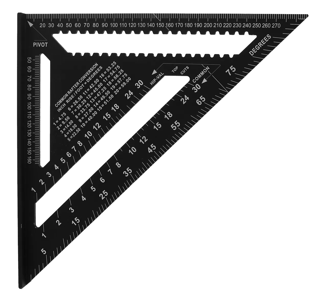 Tømmervinkel aluminium 300 mm Tømmervinkel aluminium 300 mm
