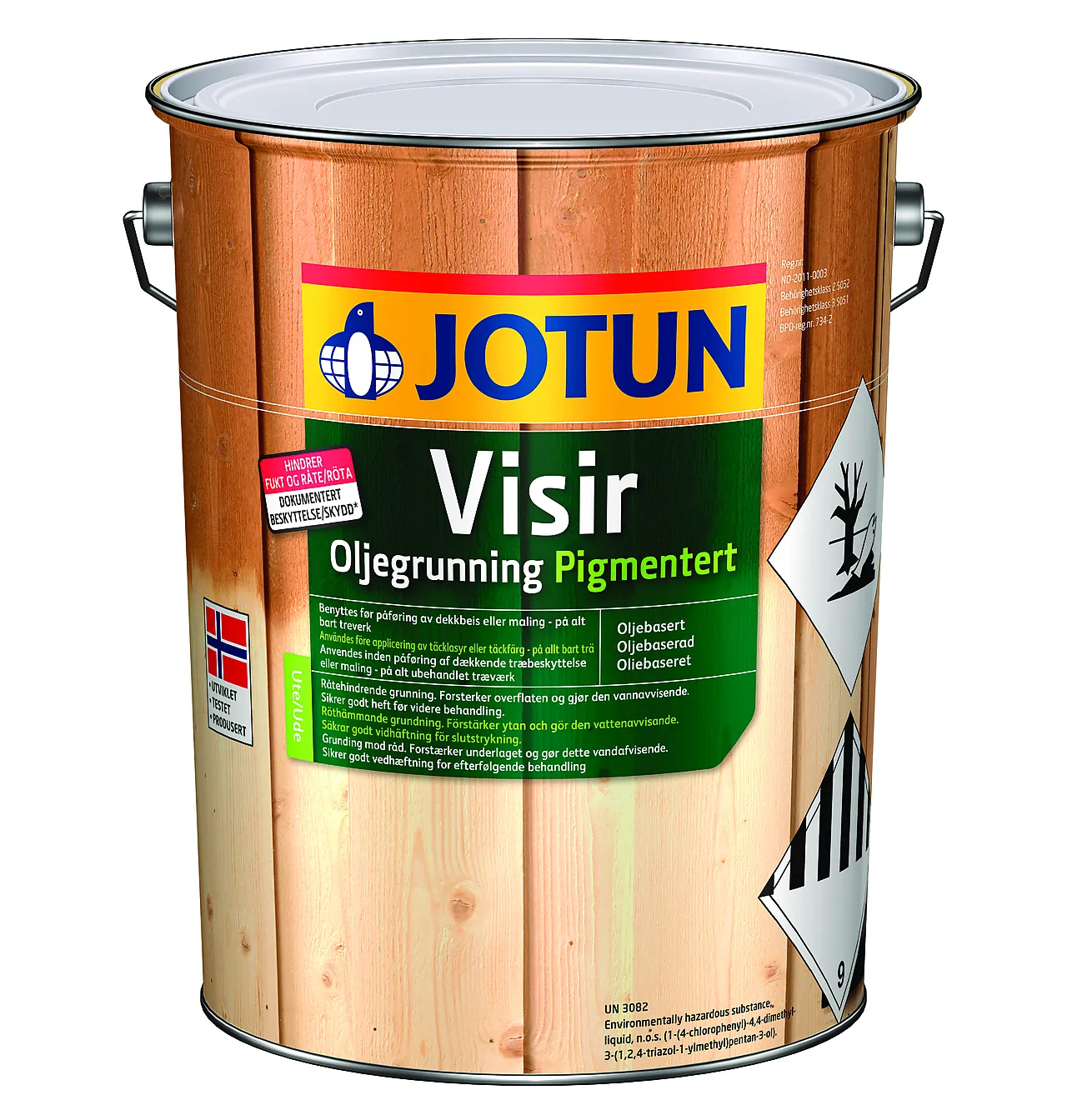 Visir oljegrunning pigmentert 10 liter