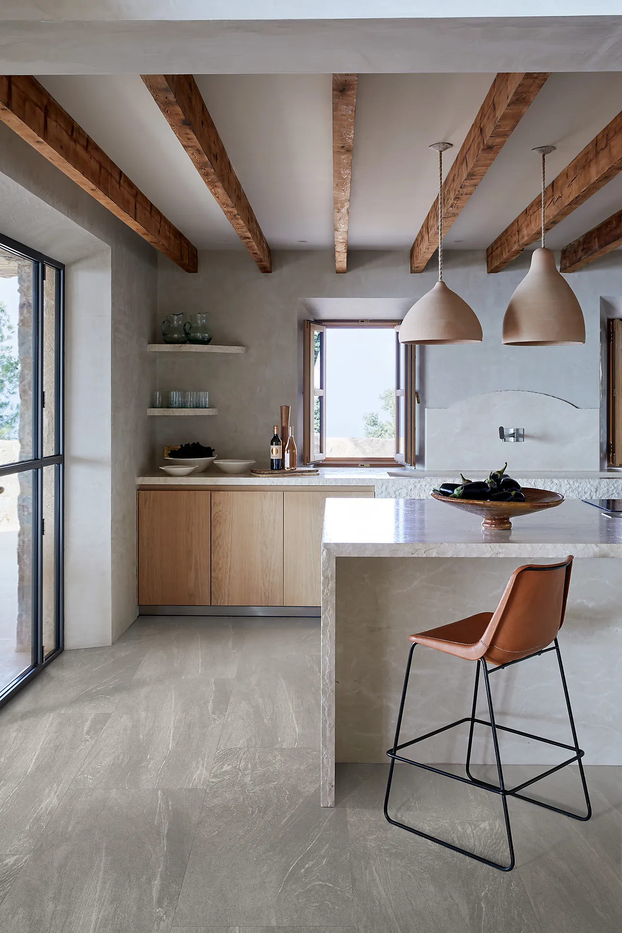 Kährs vinylgulv Olympus Impression stone matt IXPE-bakside