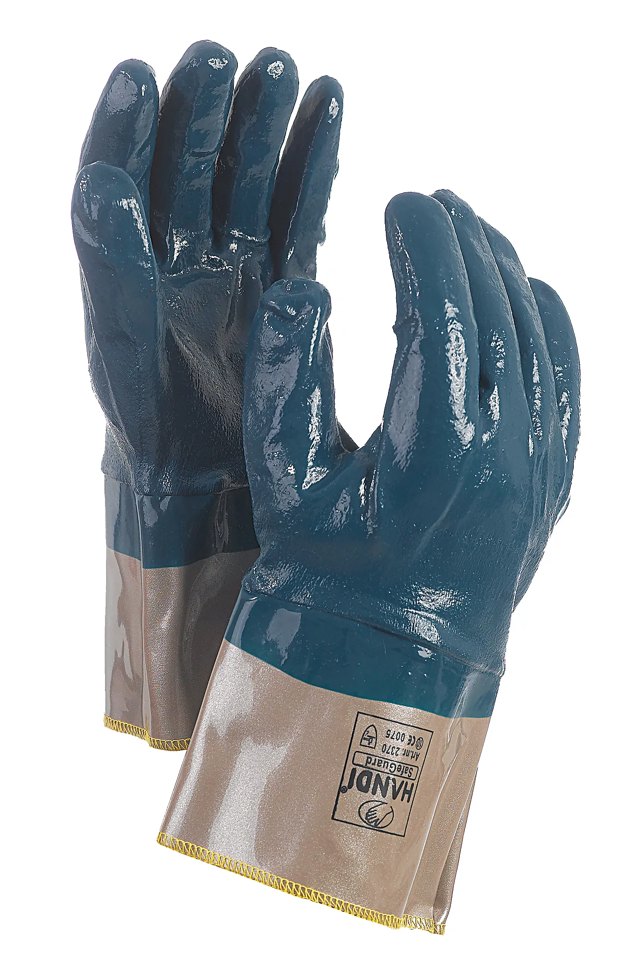 Hanske nitril m/man  2370 10 handi heldyppet nitril hanske str 10