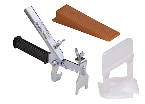 Kiler og klips 100 stk og tang for planering av fliser