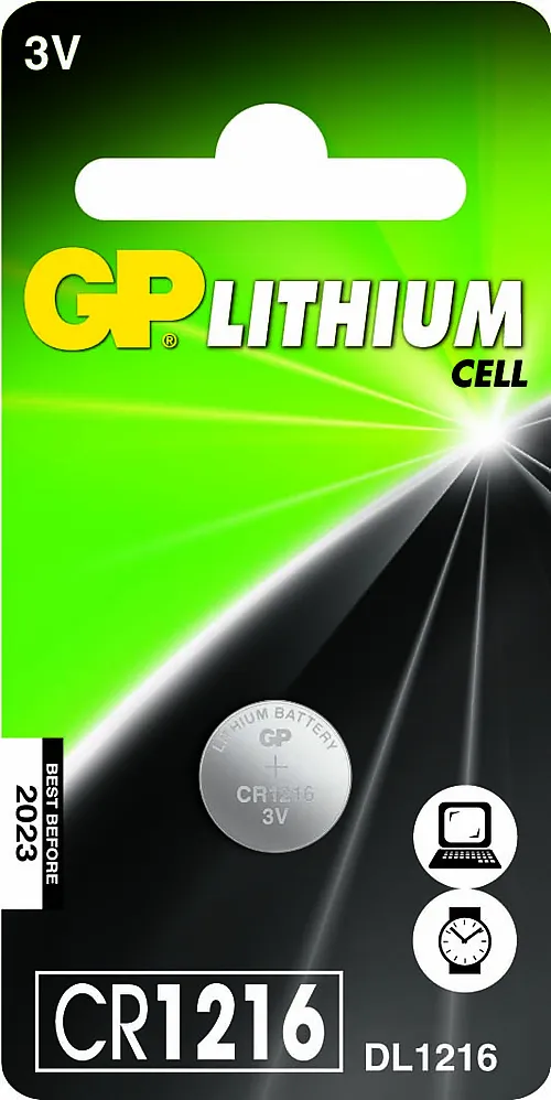 Batteri knappcelle GP CR 1216 C 1