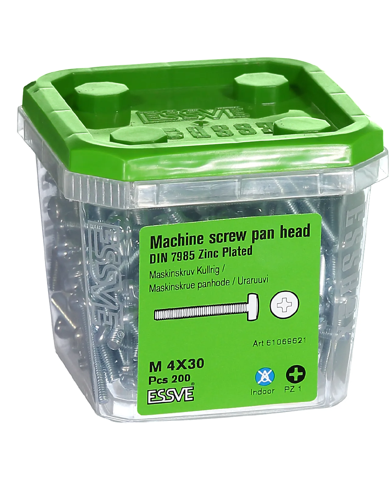 Maskinskrue ph hg m4x30 fzb-200 panhode helgjenget blankforsinket Maskinskrue ph hg m4x30 fzb-200 panhode helgjenget blankforsinket