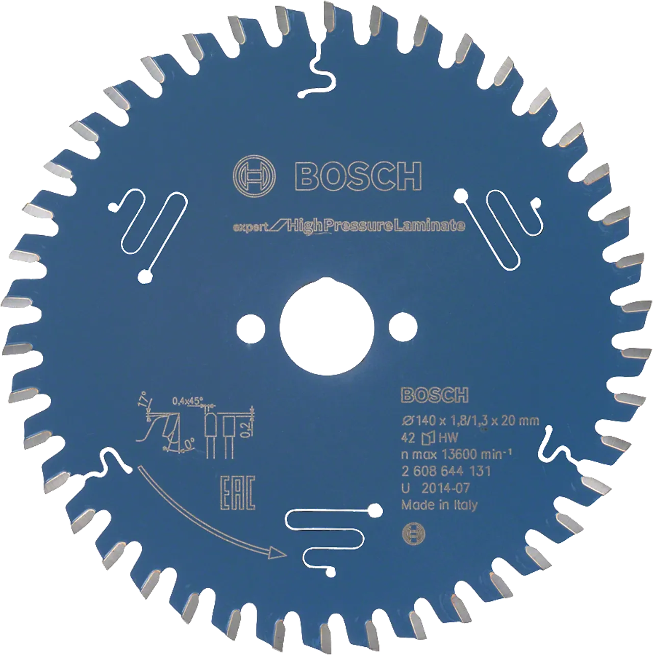 Sirkelsagbl 140x20x1,8 42t exp high press