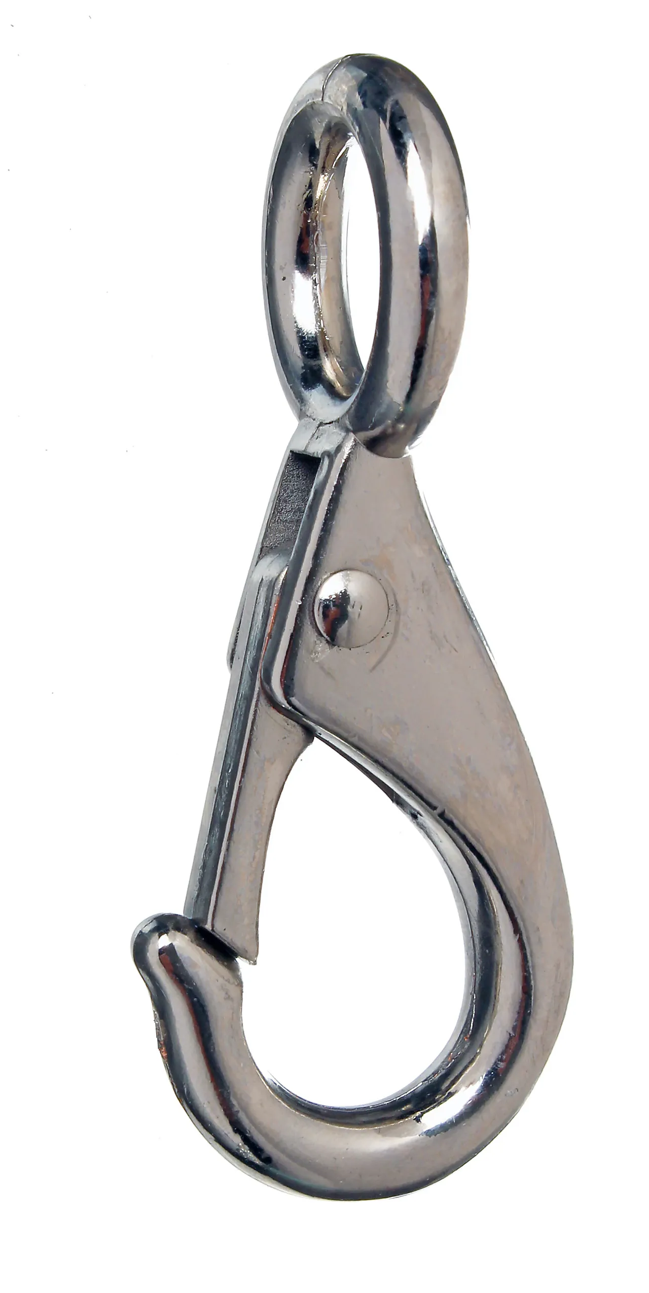 Karabinkrok m/fast øye 70mm 1 stk Karabinkrok m/fast øye 70mm 1 stk