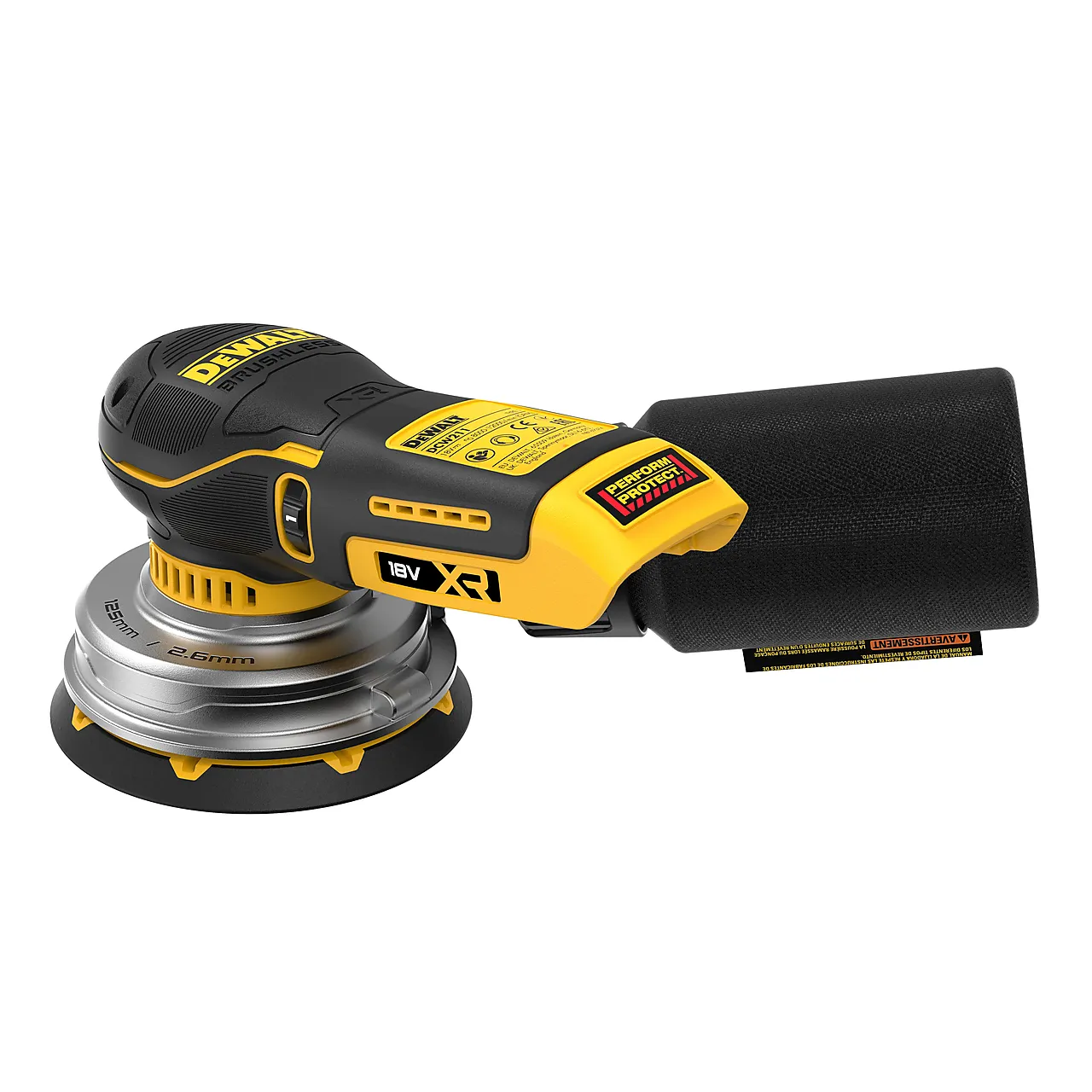 DeWalt eksentersliper 18V 125 mm DCW211