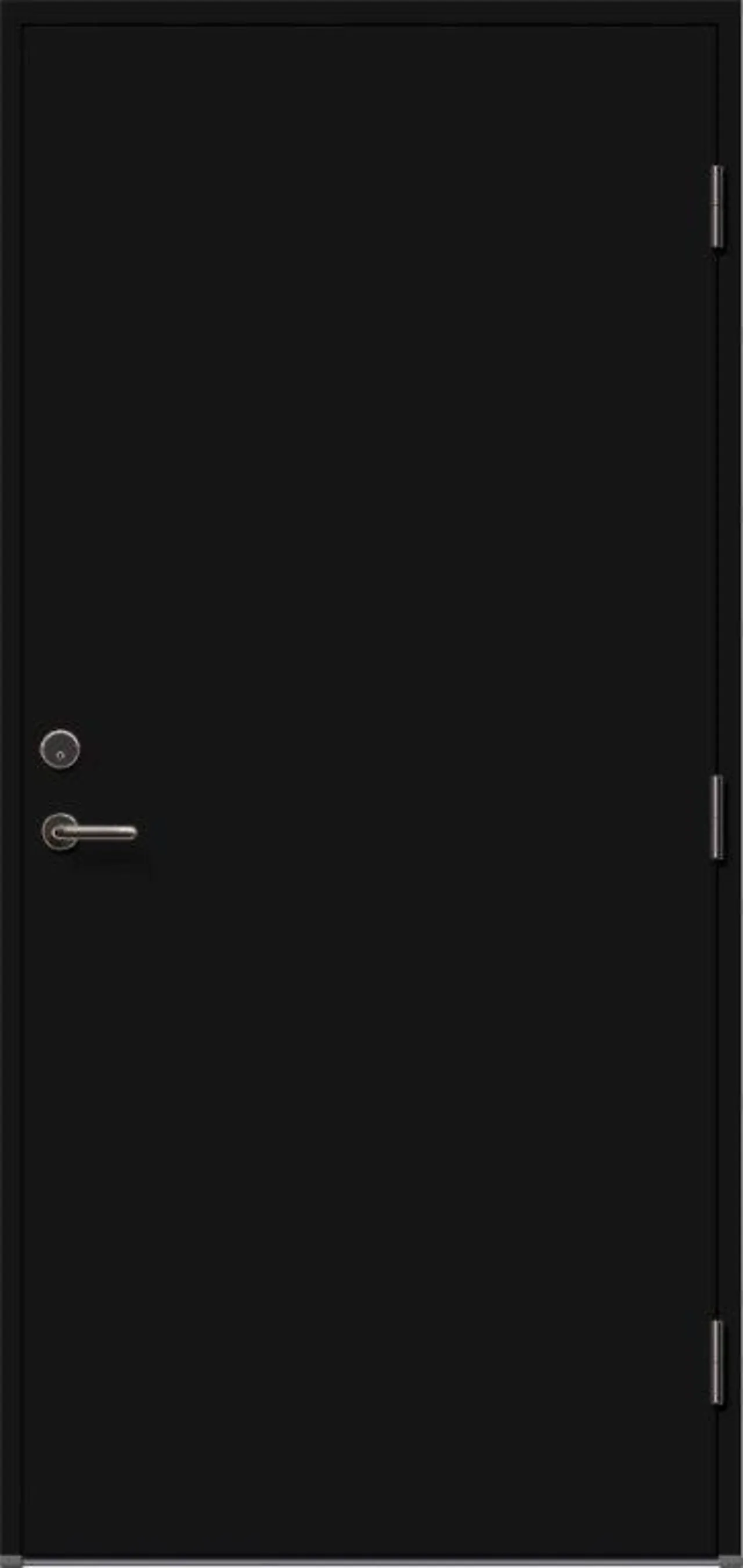 Dør yd trend øko tett 90x210v sort økonomi ncs s9000-n tett slett Dør yd trend øko tett 90x210v sort økonomi ncs s9000-n tett slett
