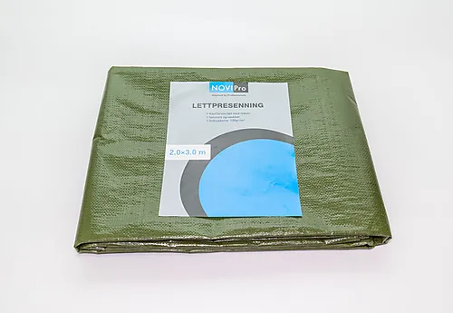 Presenning grønn 2x3 meter 130 gr