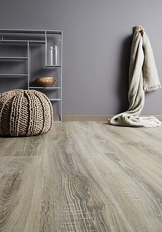 1-Stav Laminatgulv Eik Grå