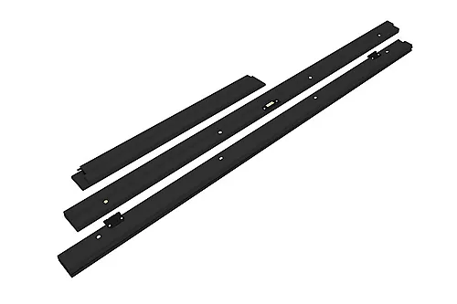 Dørkarm 93 mm 100x210 cm dempet sort