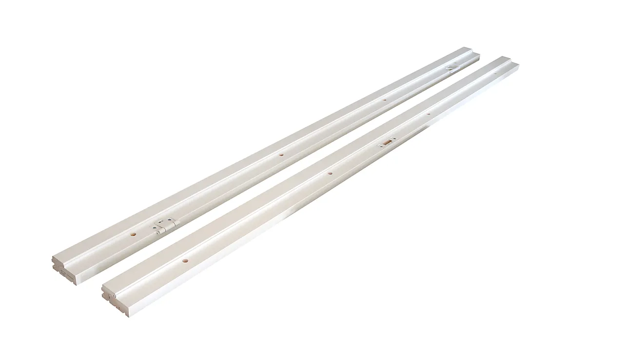 Sidefeltev karm innerdør m/pak 122x210 cmfor innerdør hvit uten notspor Sidefeltev karm innerdør m/pak 122x210 cmfor innerdør hvit uten notspor