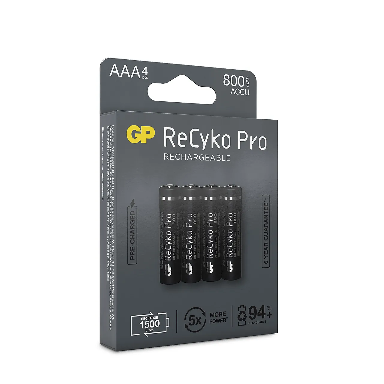 Batteri ReCyko Pro AAA 800mAh 4-pk Batteri ReCyko Pro AAA 800mAh 4-pk