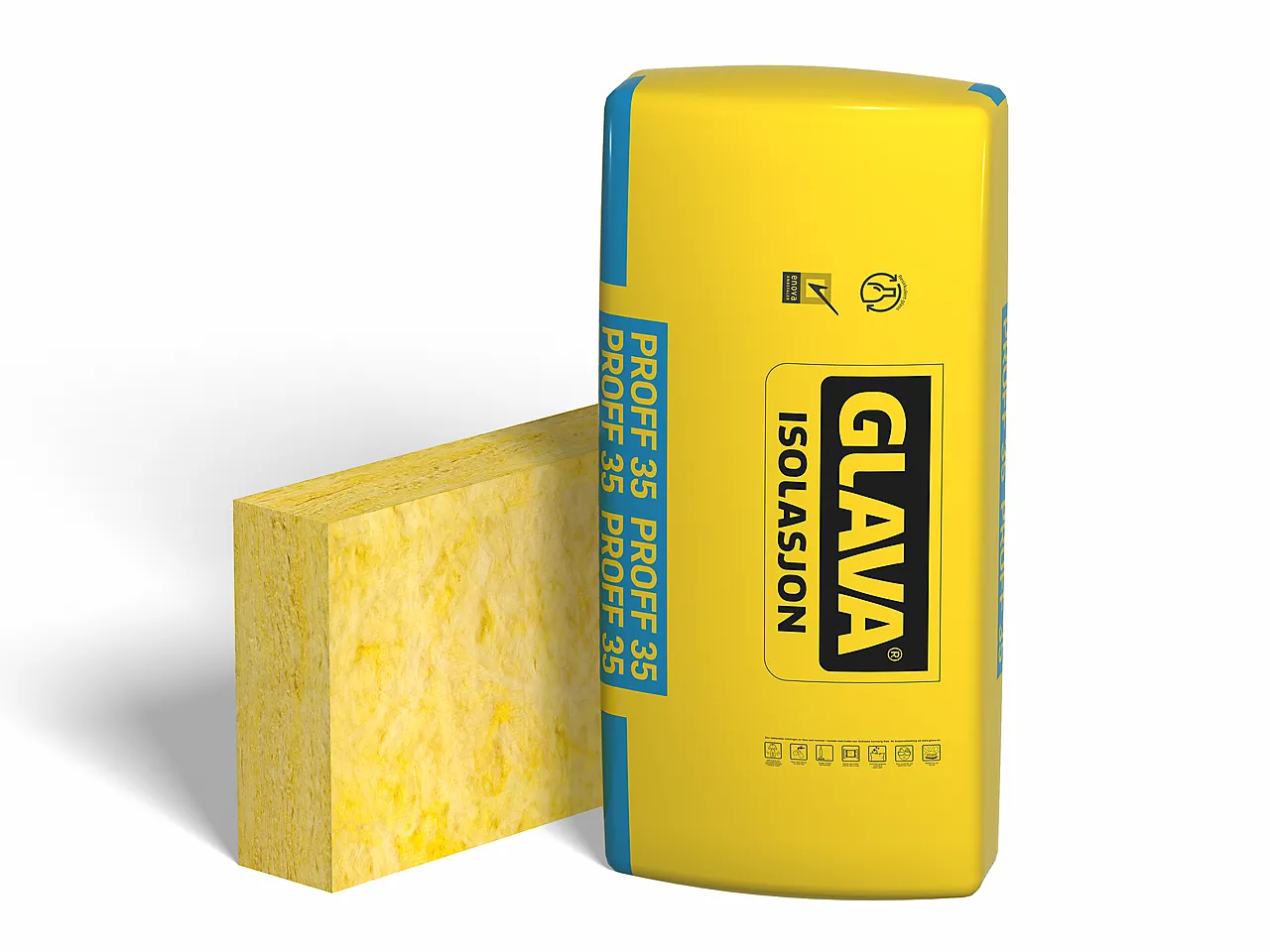 Glava proff 35 plate 250x570250x570x1200mm 4 stk 2,74 m2/pk