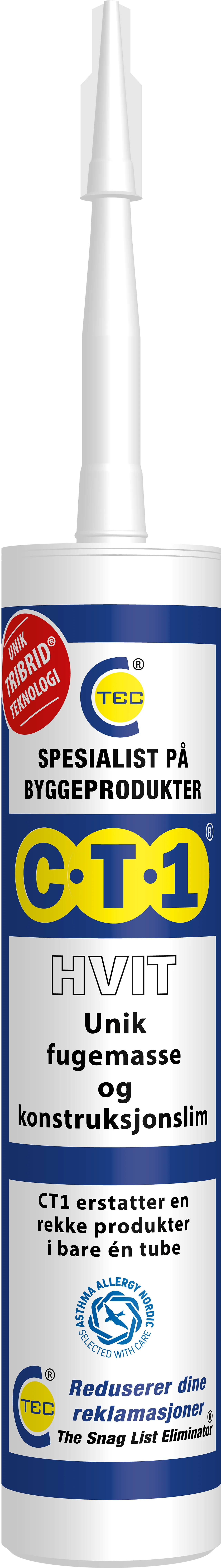 CT1 Fugemasse hvit null - null - 2 - Miniatyr