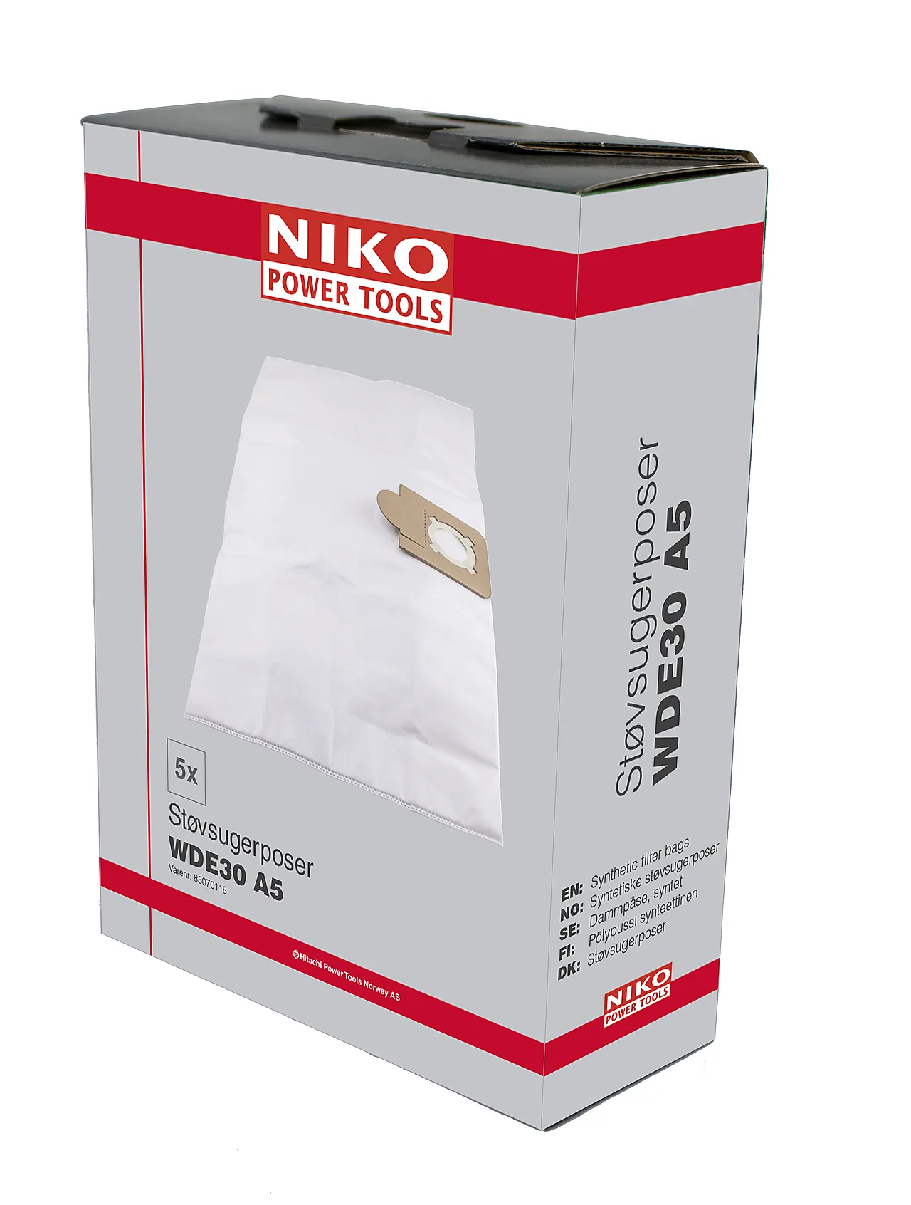Støvposer syntetisk for wde30 a5 niko Støvposer syntetisk for wde30 a5 niko