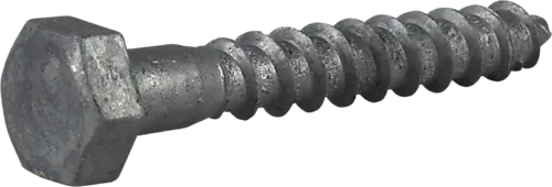 Treskrue fransk sekskanthode 10x65 mm 25 stk