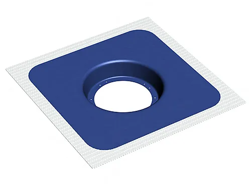 Slukmansjett til våtromsystem 350 x 350 mm hulldiamater 165 mm