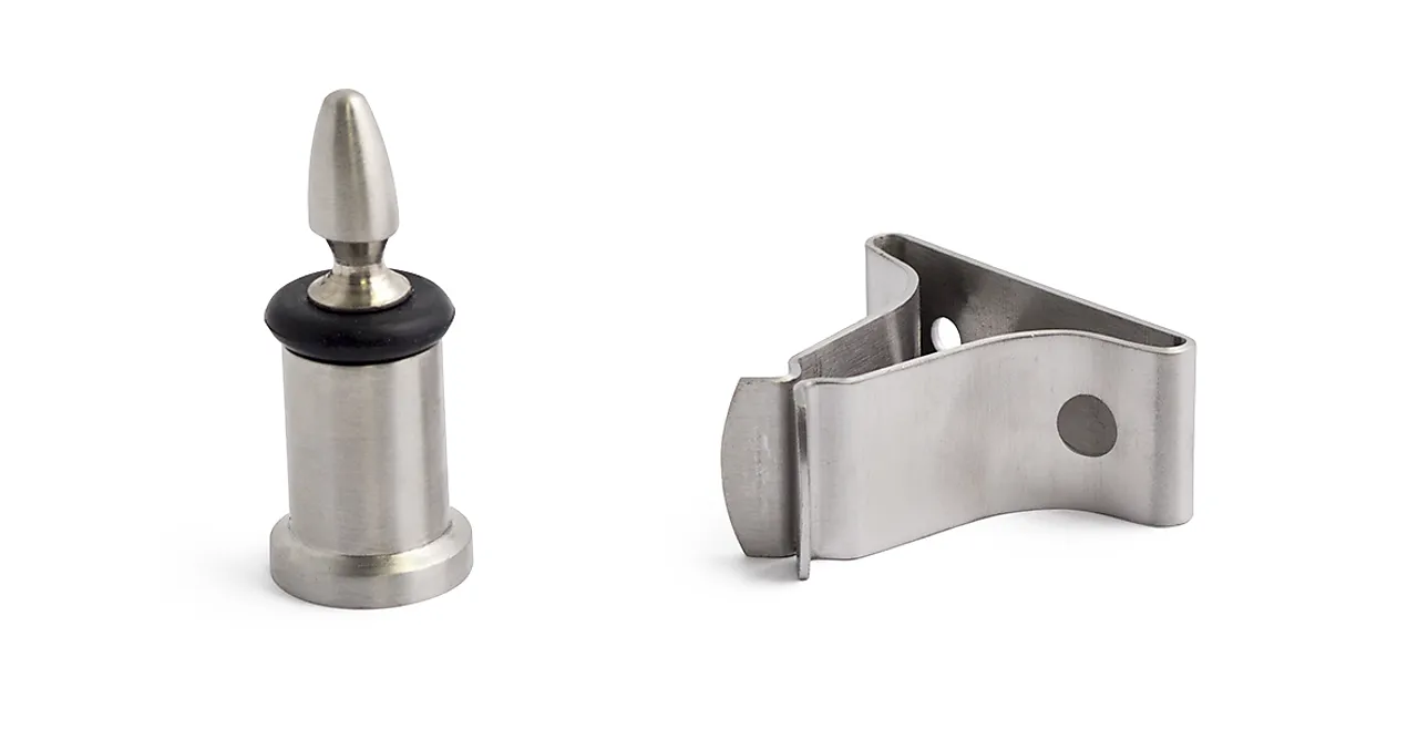 Dørholder 179 rustfri sb fjærende sluttstykke skult feste Dørholder 179 rustfri sb fjærende sluttstykke skult feste