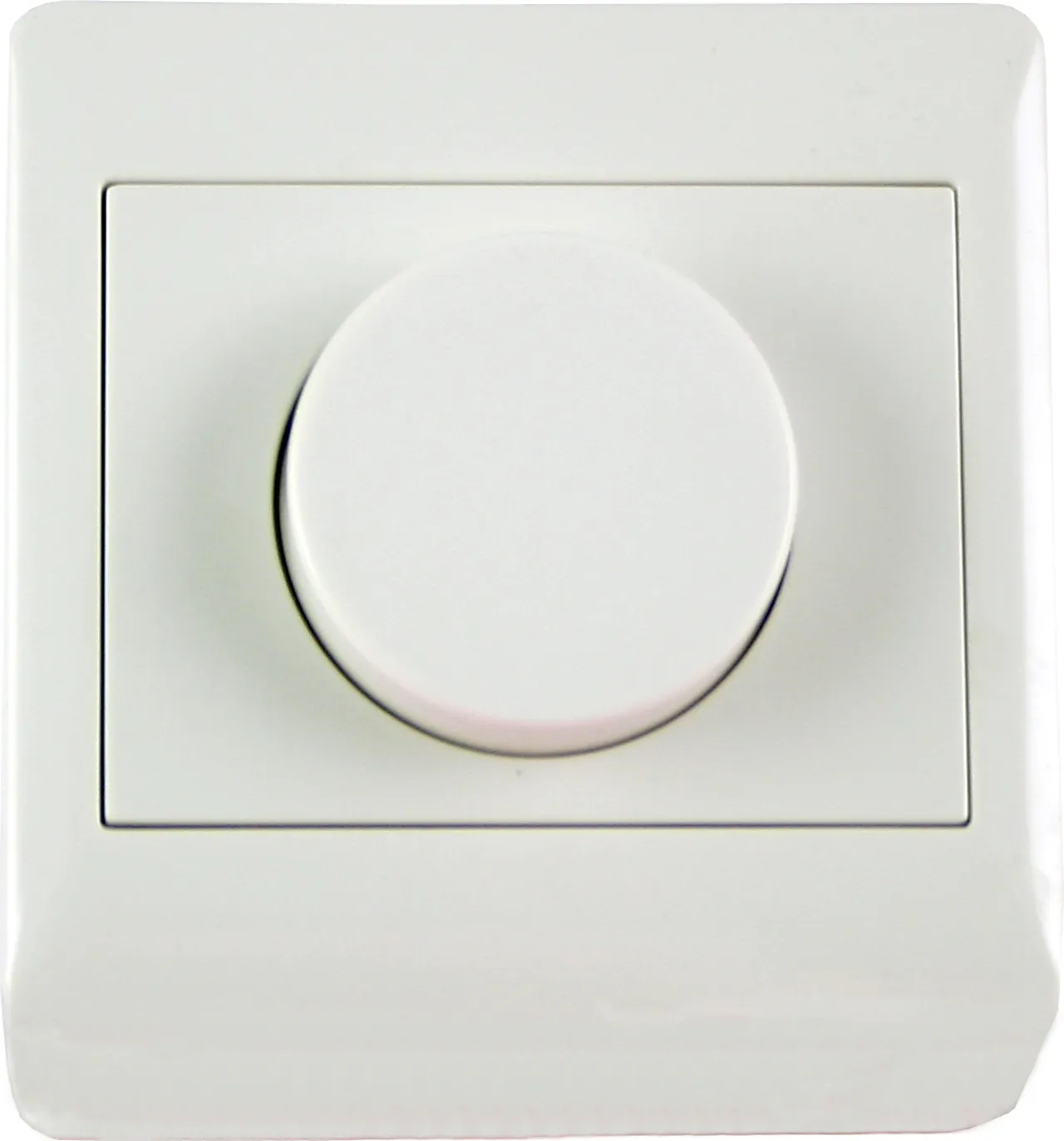 Dimmer 1-pol 230V/50Hz utenpåliggende hvit