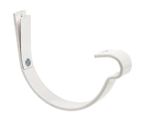 Rennekrok med fjær stål 125 mm hvit