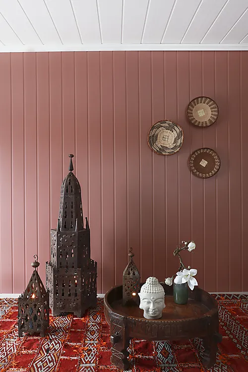 Veggplate trefiber 2390 Skygge terracotta