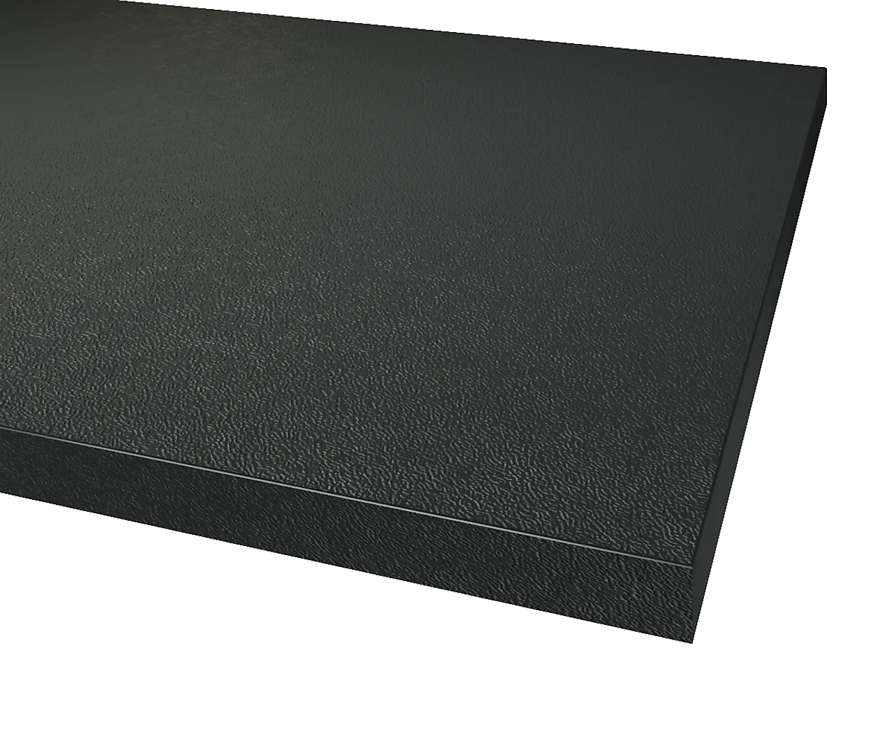 Benkeplate ABS 29x3020x610 mm lava black