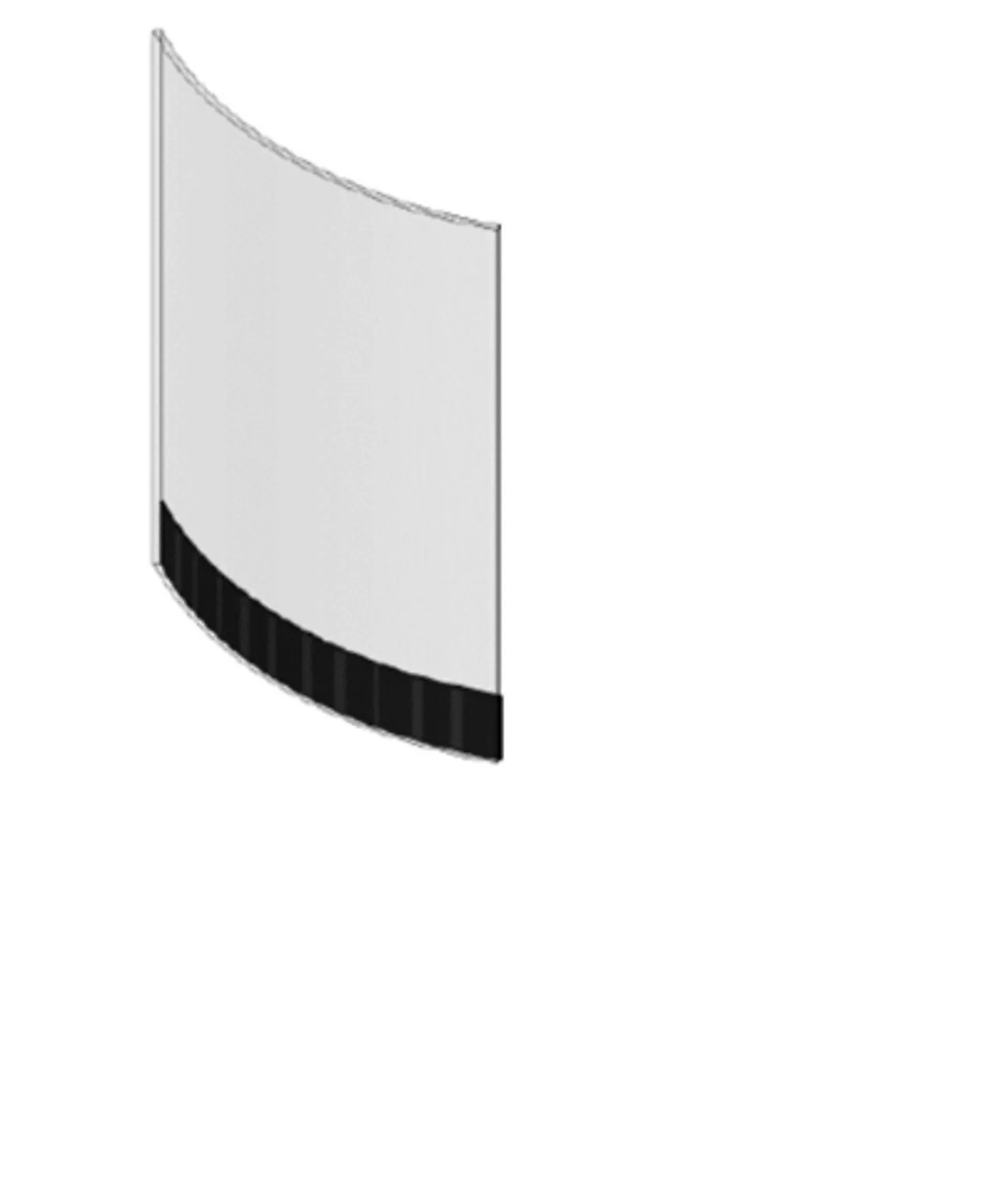 Glass front til peisovn