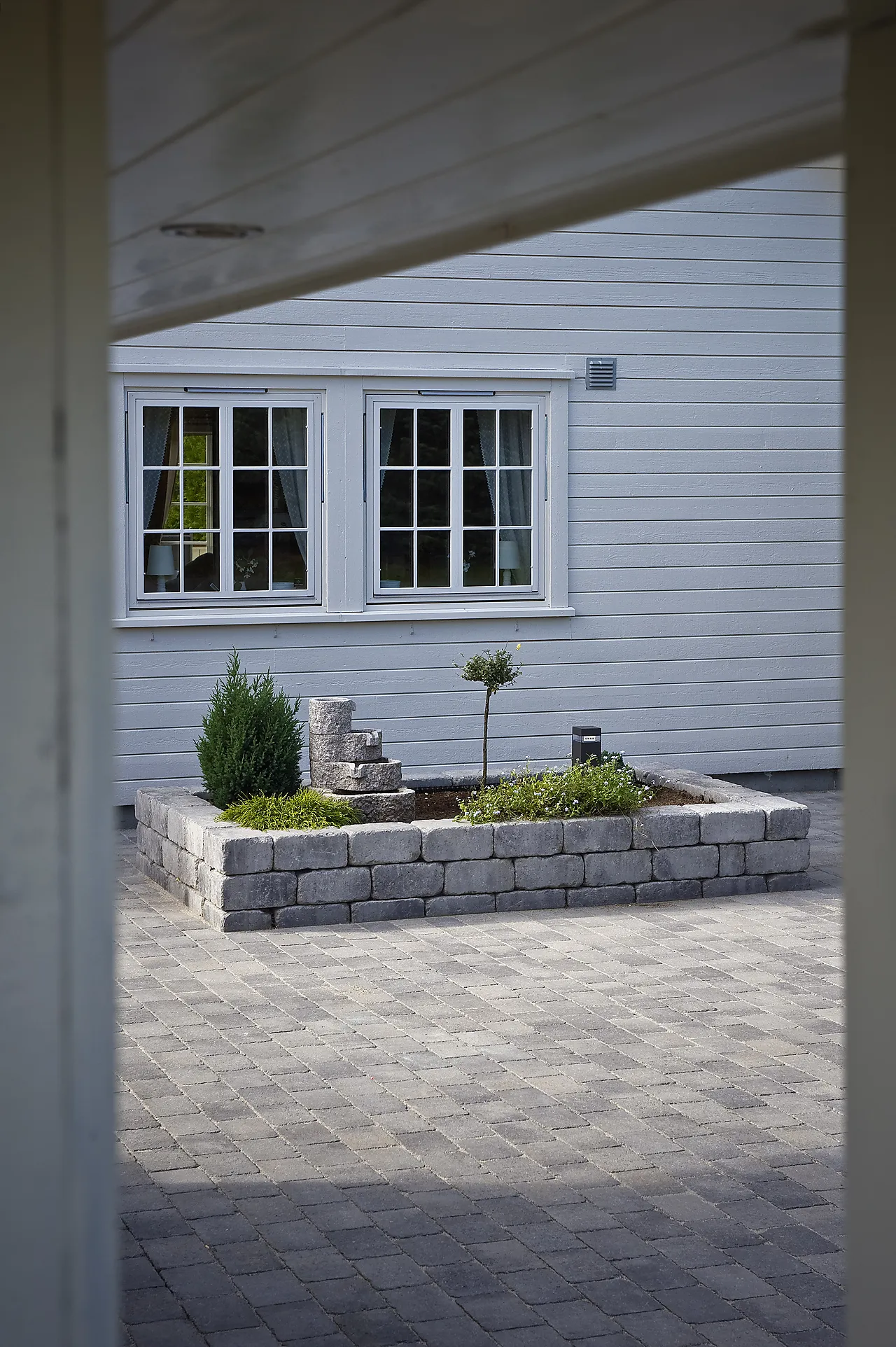 Aaltvedt Rådhus belegningsstein 1/1 gråmix null - null - 3 - Miniatyr