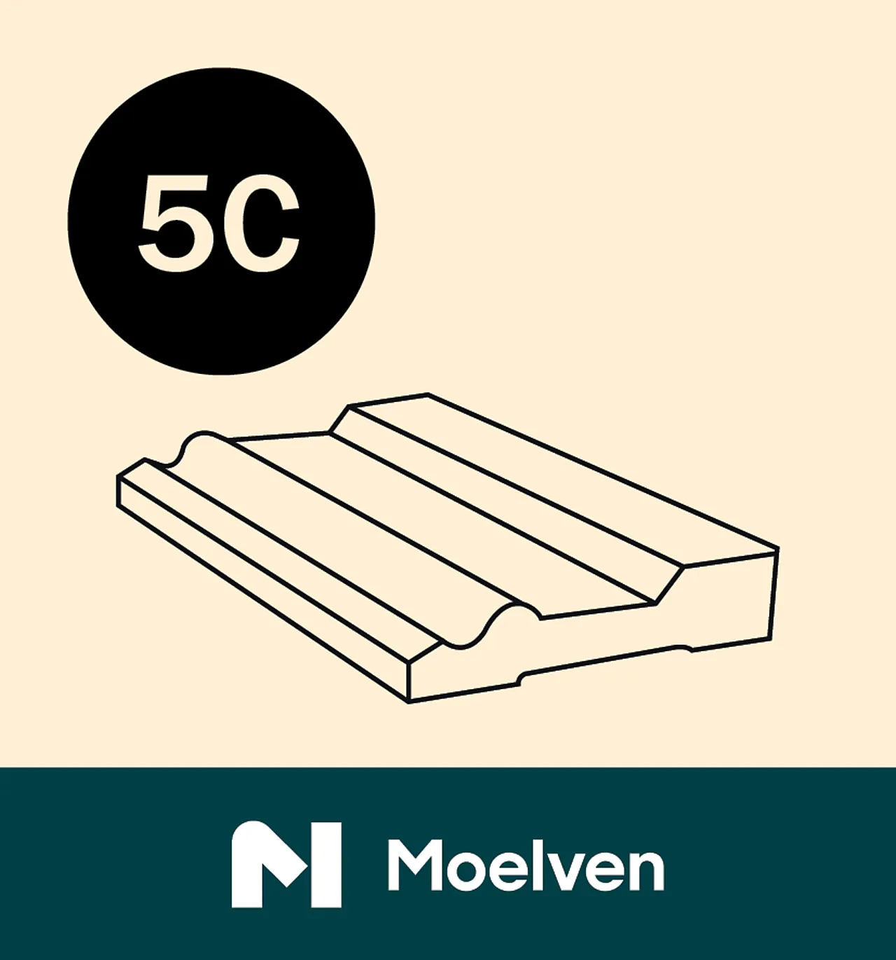 Gulvlist furu hvit bomull S0502-Y 15x58x4400 mm null - null - 2 - Miniatyr