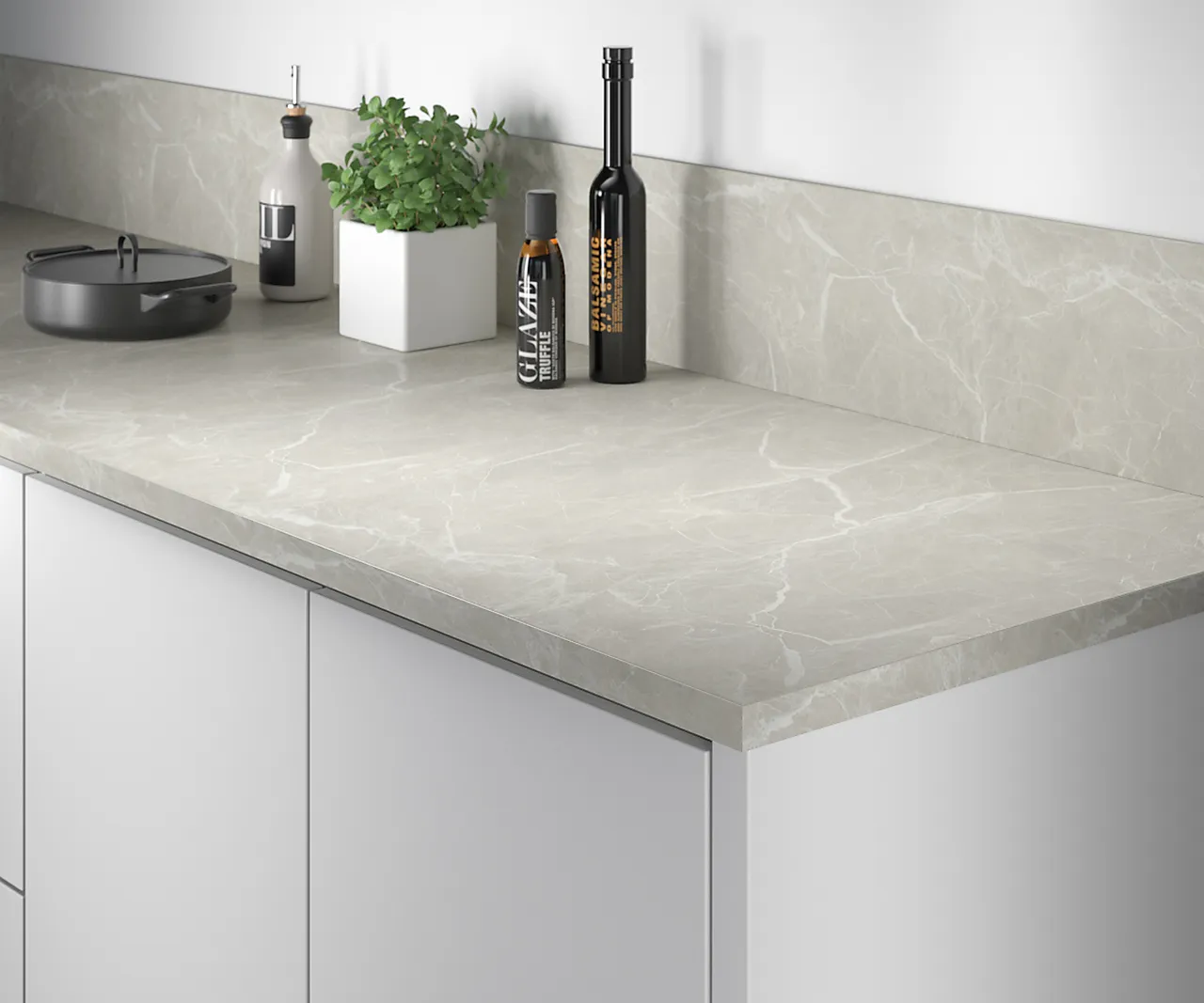 Benkeplate marble grey610 rk-l null - null - 2 - Miniatyr