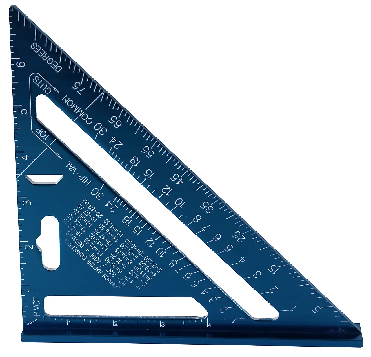 Vinkel 180 mm aluminium blå eloksert Vinkel 180 mm aluminium blå eloksert