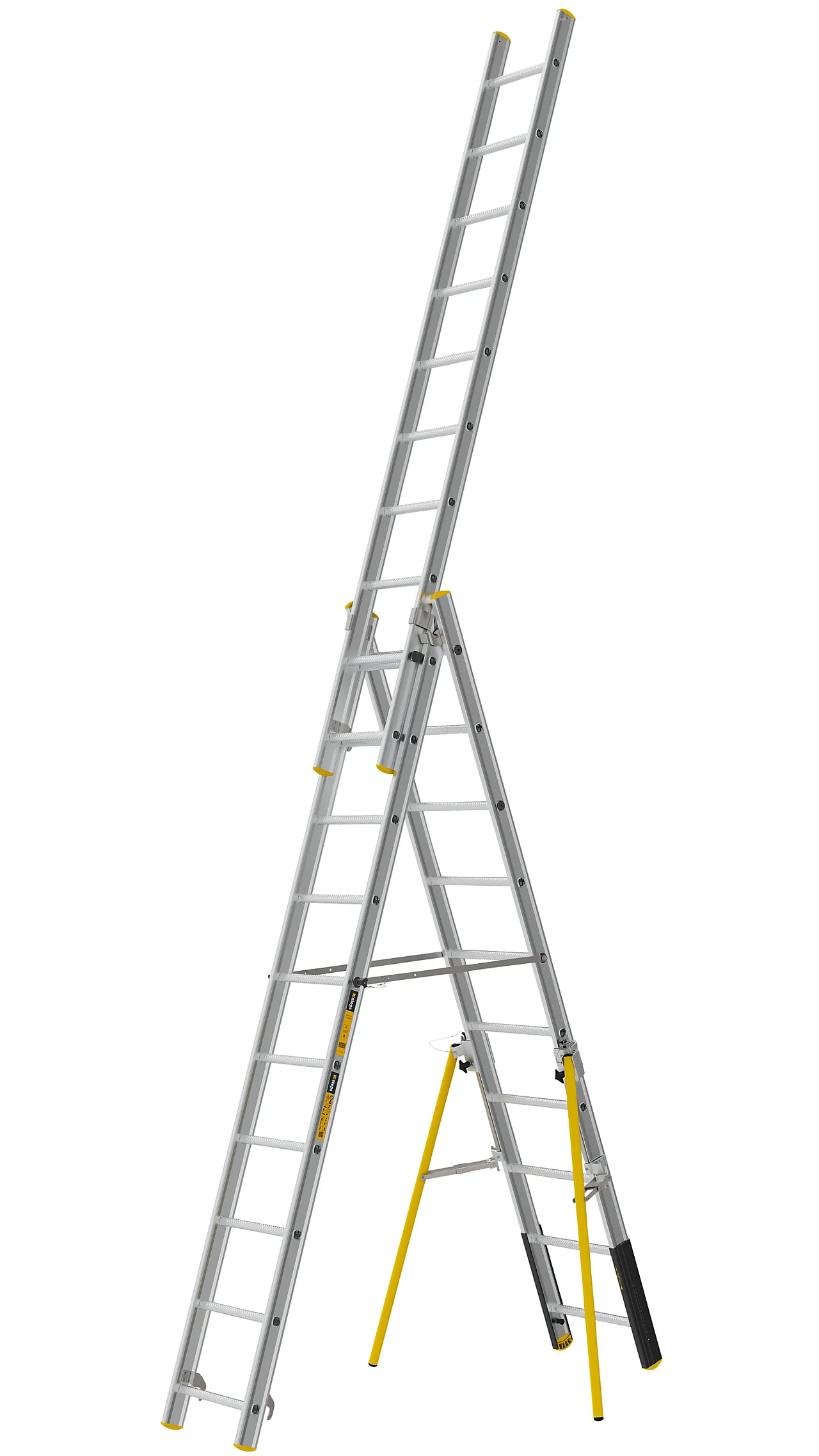 Stige 3-delt lpx prof+ 7,9m w.steps null - null - 3 - Miniatyr