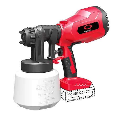 Q-Powertools malesprøyte 18 V, 1000 ml/min