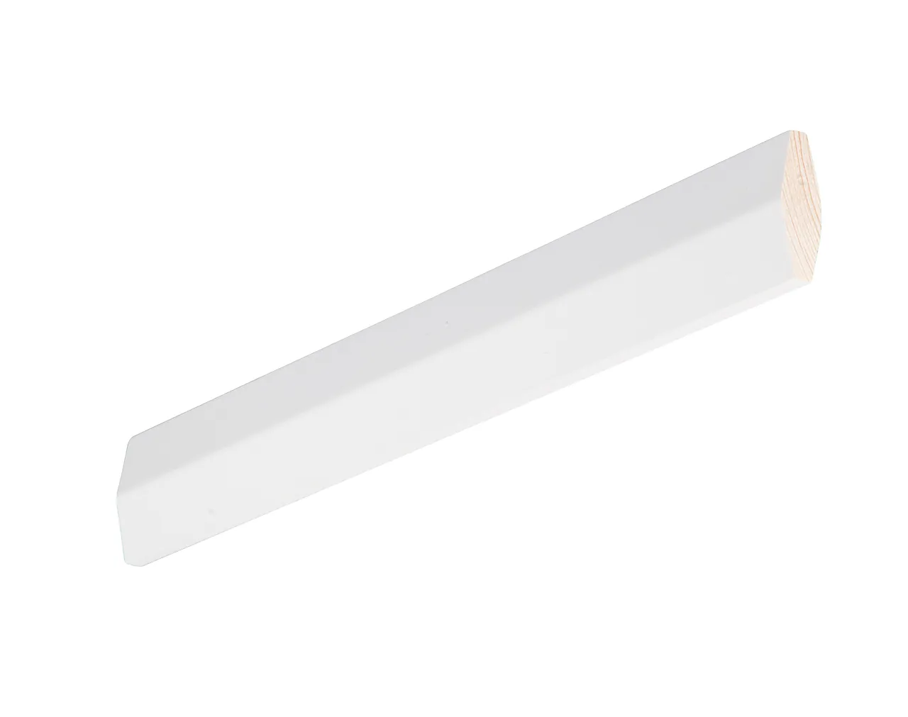 Taklist furu profilert skrå hvit bomull S0502-Y 14x40x4400 mm Taklist furu profilert skrå hvit bomull S0502-Y 14x40x4400 mm