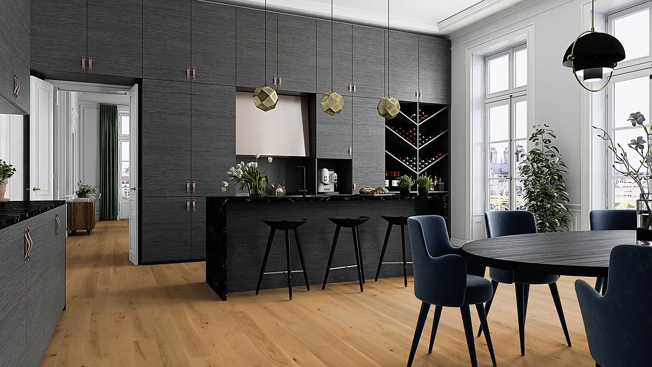Parkett 1-stav eik soft brown live matt plus null - null - 2 - Miniatyr