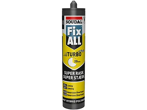 Monteringslim Fix all turbo 290 ml sort