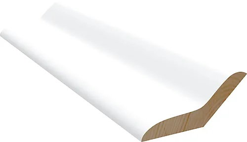 Taklist furu hvit bomull S0502-Y 15x45 mm