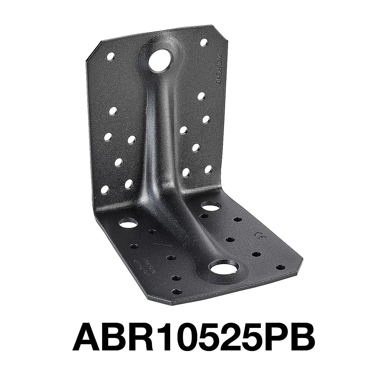 Vinkelbeslag 105x105x90 mm Sort