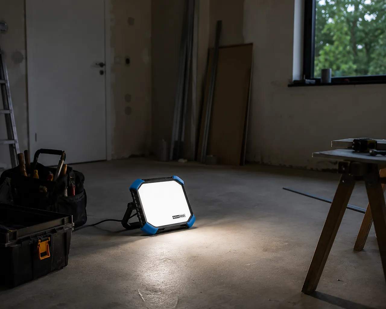 Arbeidslampe oppladbar blendefri 5200 lumen null - null - 2 - Miniatyr