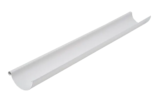 Takrenne stål 125 mm 4M hvit