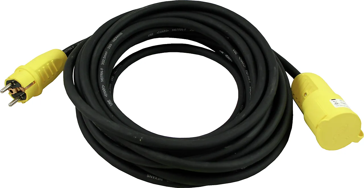 Skjøteledning H07RN-F 3G2,5 gummikabel 20 meter