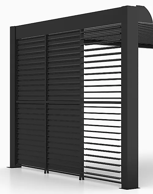 Sidepanel lamell for 4m pergola 1 stk