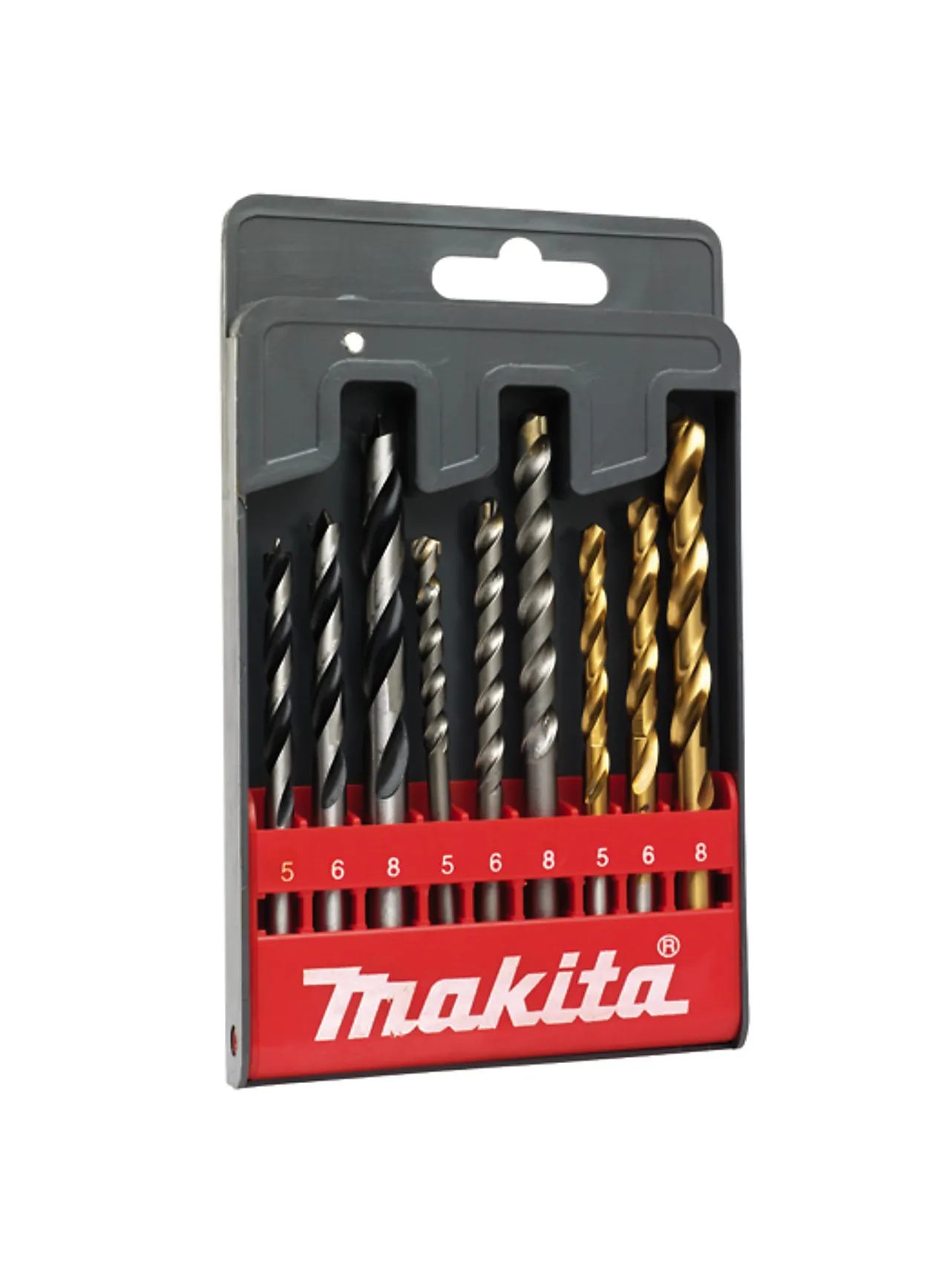 Borsett 3 x tre/metall-ogsteinblad