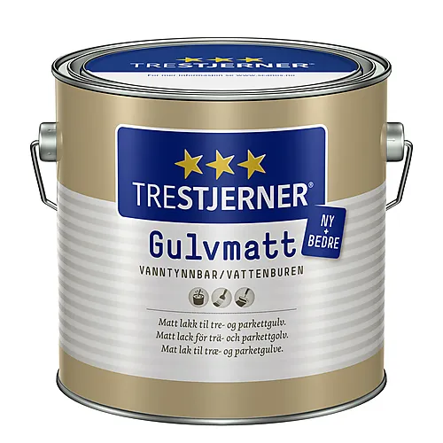 Gulvmatt gulvlakk 3 liter