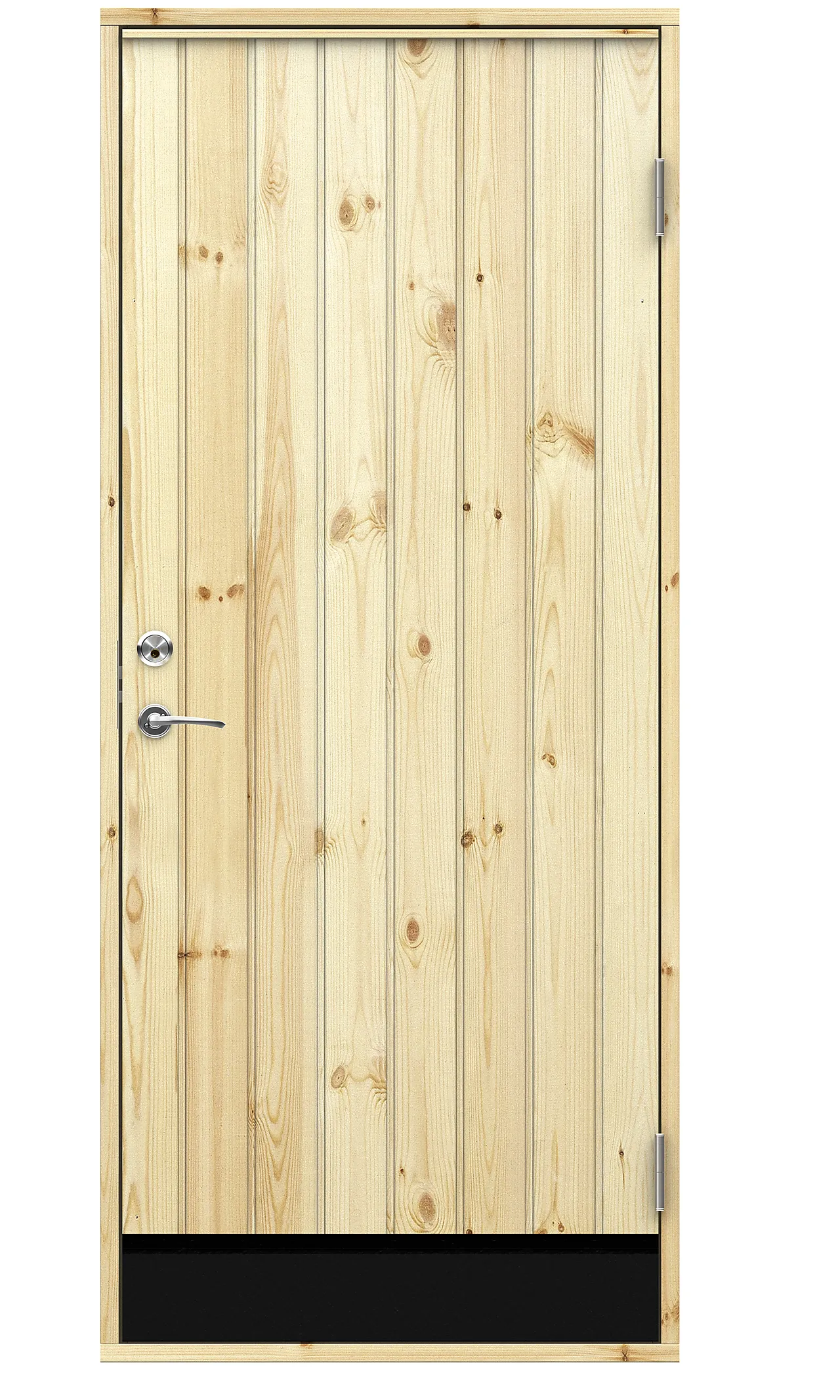 Dørsett bod i30 10x20h furu ubh enkel isolert dør med 093mm karm Dørsett bod i30 10x20h furu ubh enkel isolert dør med 093mm karm