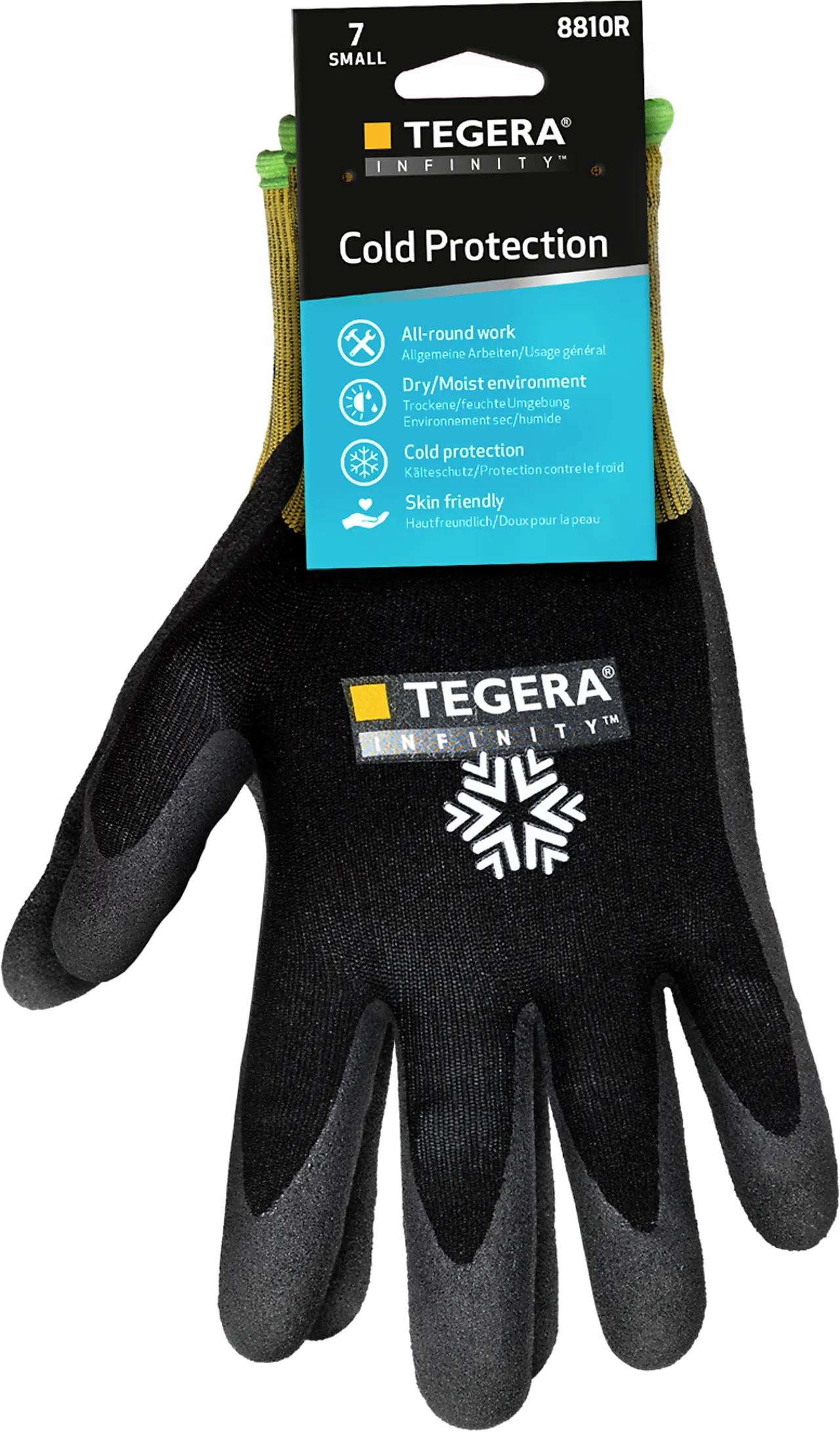 Tegera 8810R arbeidshanske str 8 null - 8 - 3 - Miniatyr