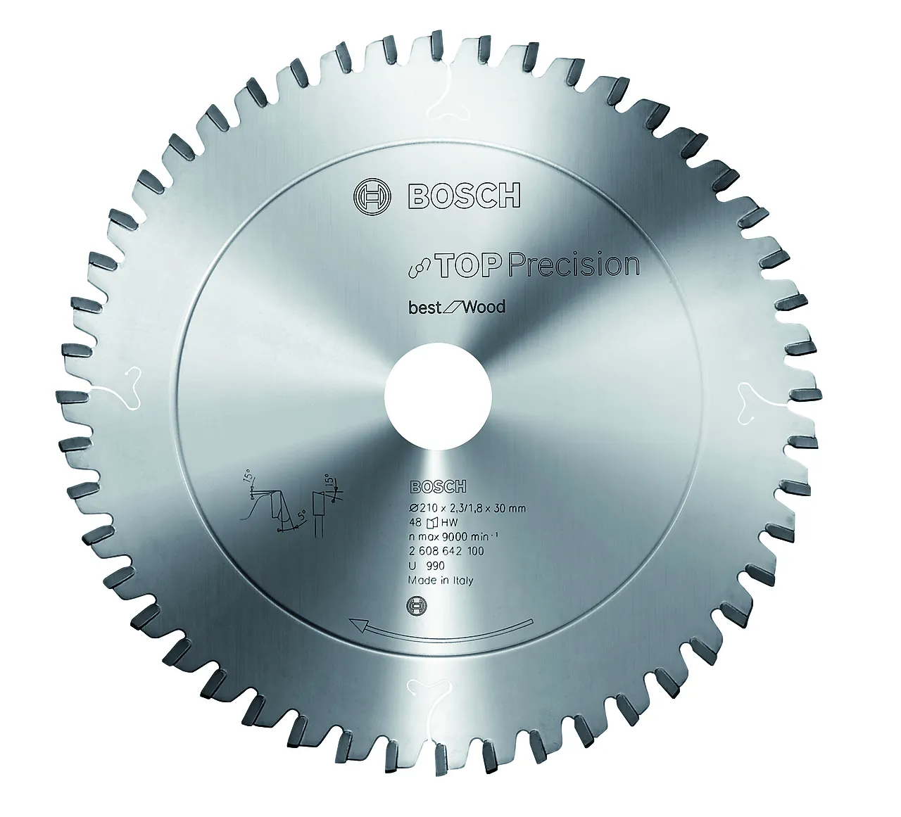 Sirkelsagblad best for wood ø 254x2,3x30 mm 60 tenner