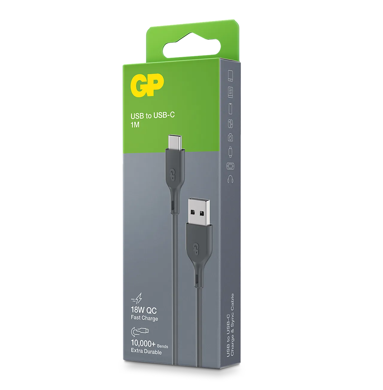 Kabel USB-A til USB-C 60W 1 meter null - null - 2 - Miniatyr
