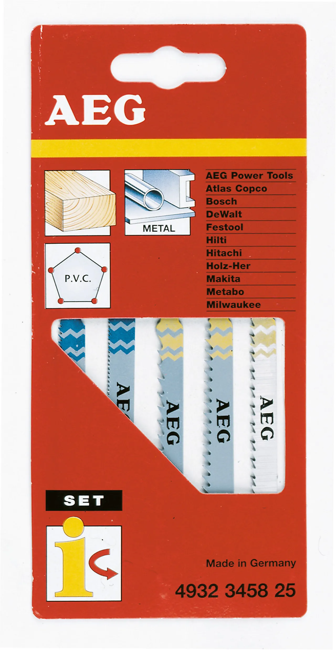 Stikksagblad sett a5 milw Stikksagblad sett a5 milw
